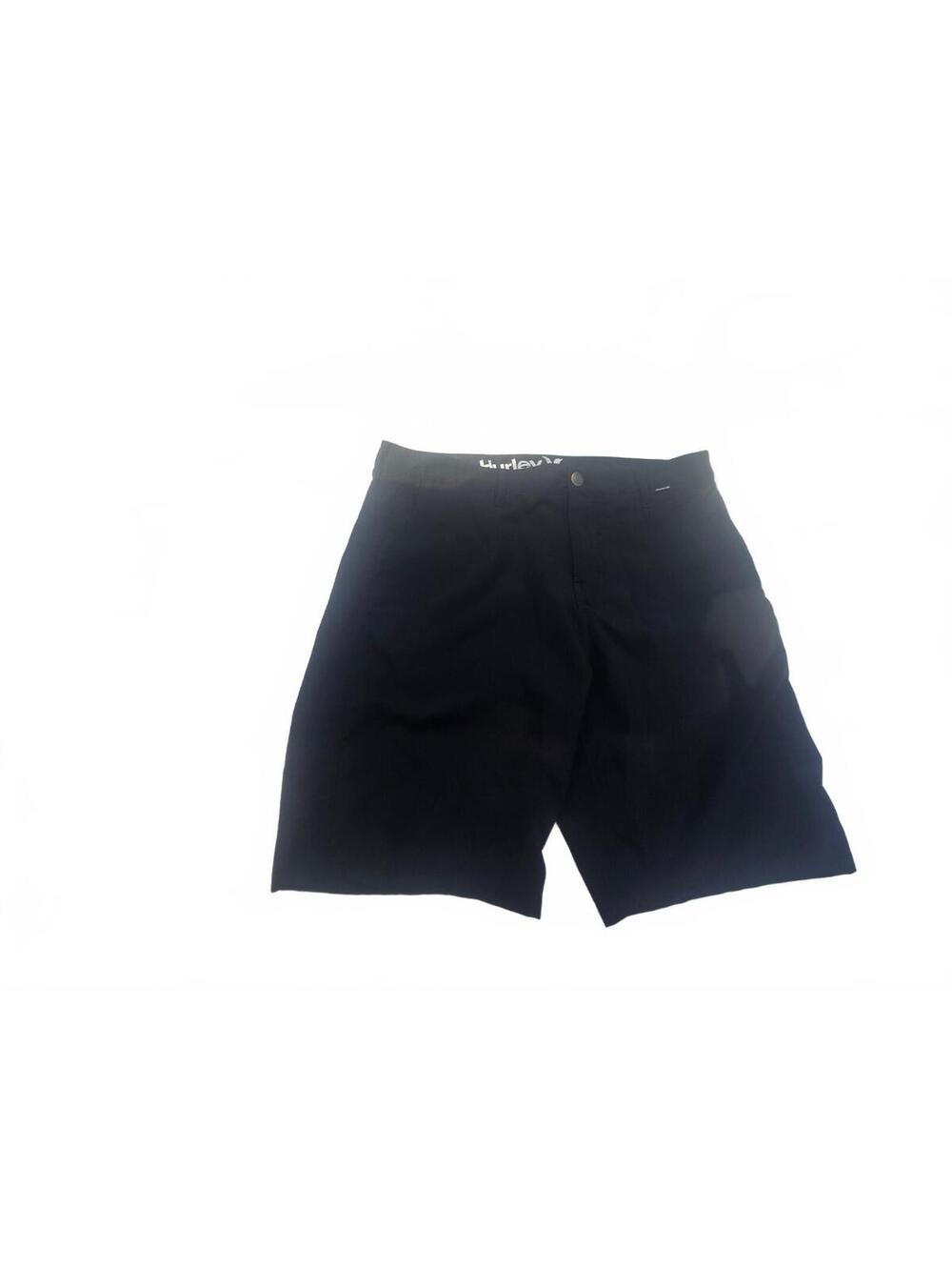 Hurley Men's Black Casual Shorts Size Medium - Very Good Condition
